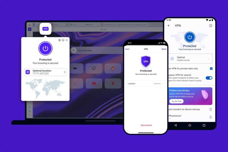 Todos los navegadores de Opera integran VPN gratuita