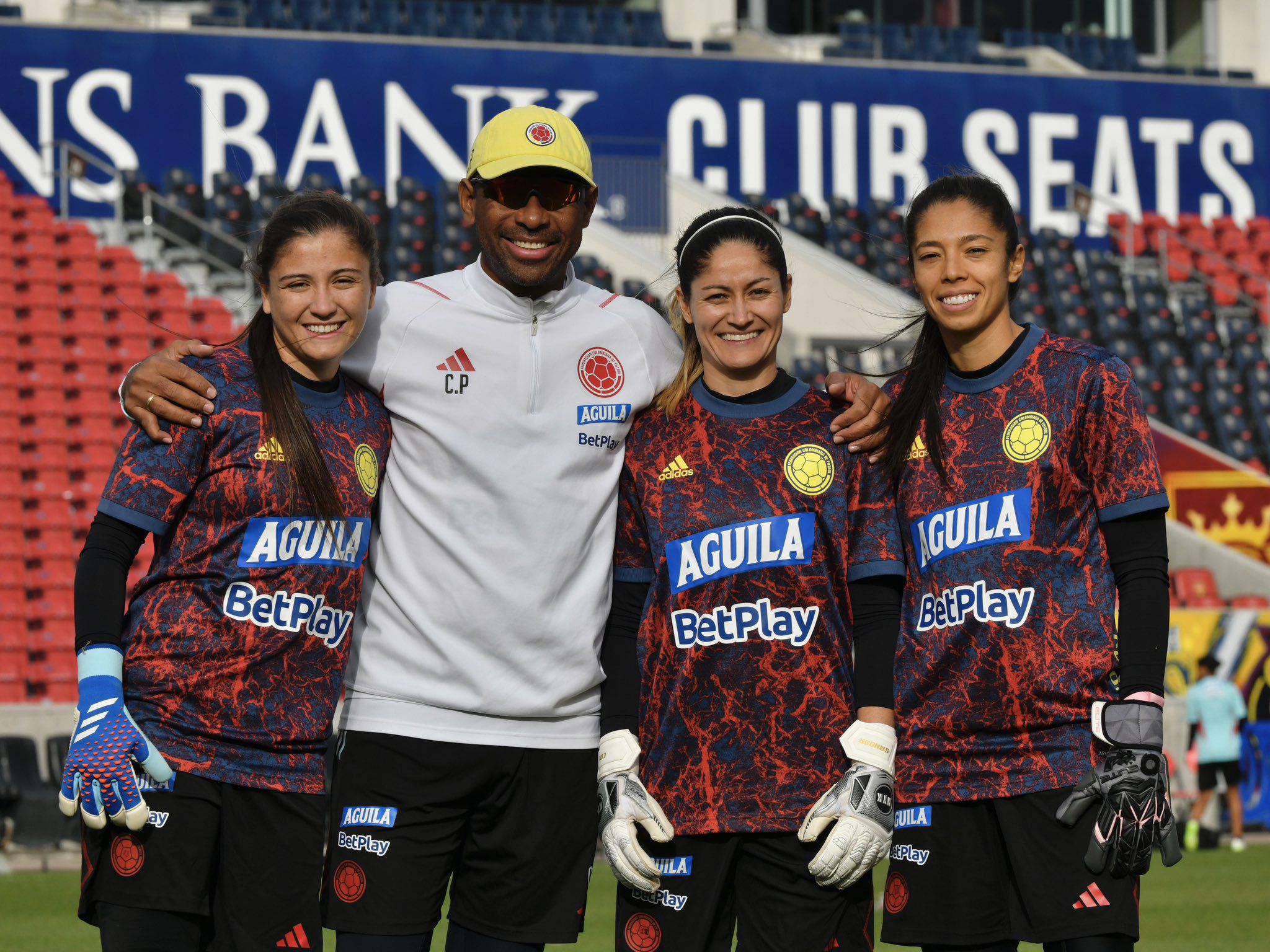 Porteras de la selección Colombia en el entrenamiento en Estados Unidos - crédito Federación Colombiana de Fútbol