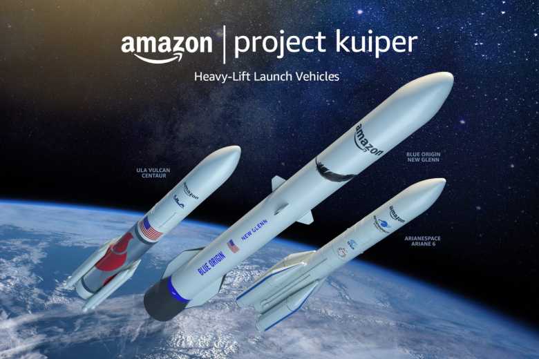 Amazon Project Kuiper, SpaceX