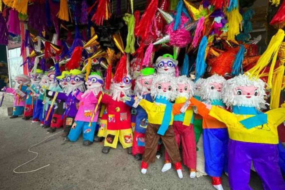 Comerciantes de piñatas del viejo reportaron fuertes pérdidas