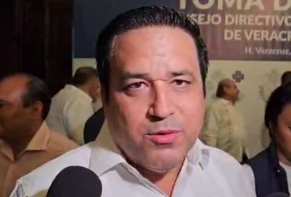 Edi Alberto Martínez Tejeda presidente de la CANACO Veracruz. Foto Javier Tello.