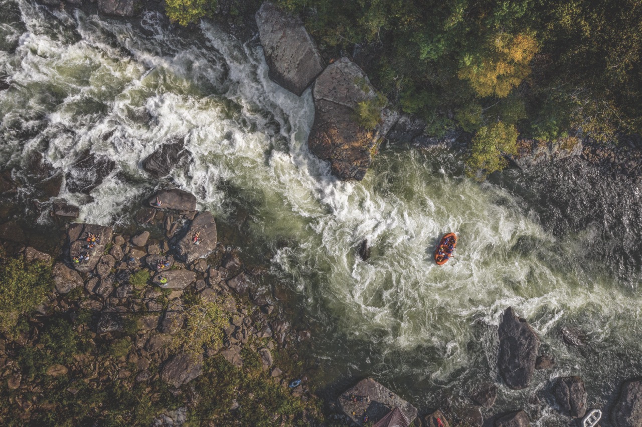 Practica rafting en VIRGINA OCCIDENTAL