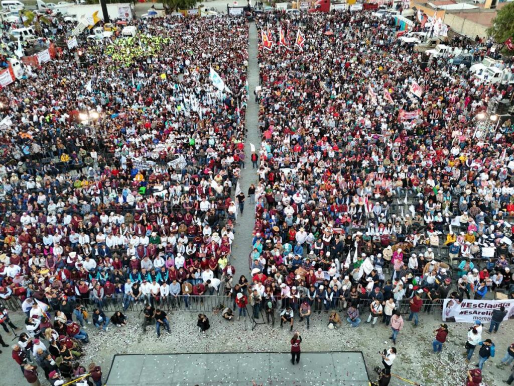 Sheinbaum se reunió con más de 800 mil personas durante su precampaña 