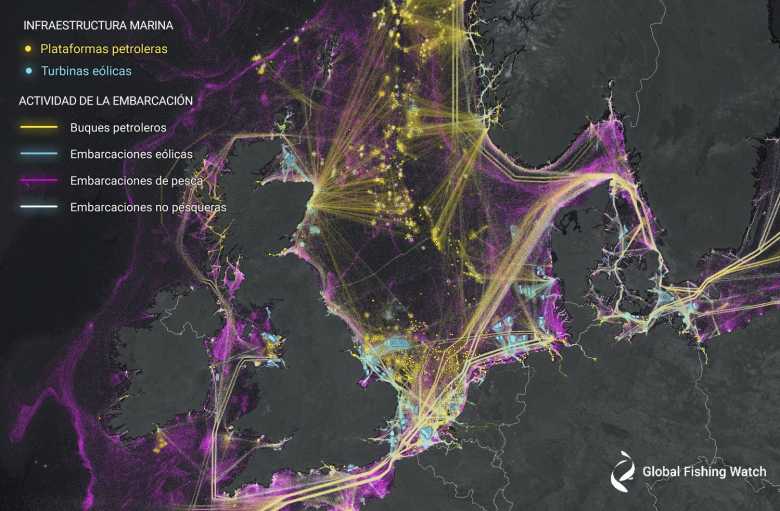 Mapa creado con inteligencia artificial