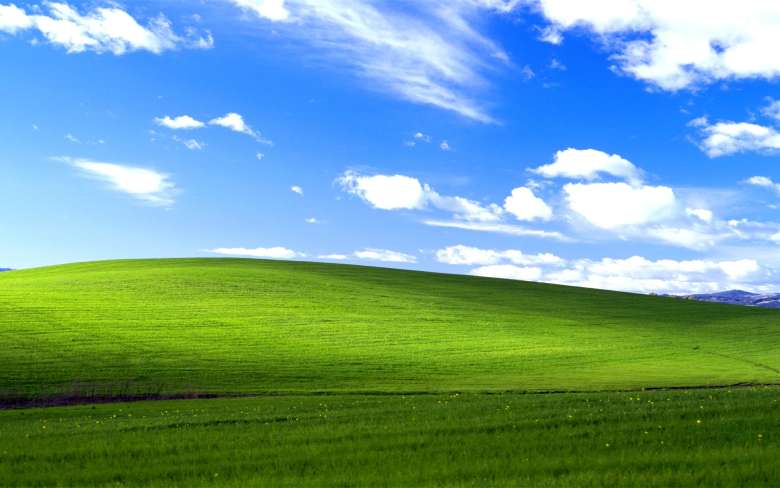 El fondo de Windows XP, de nombre en código Whistler