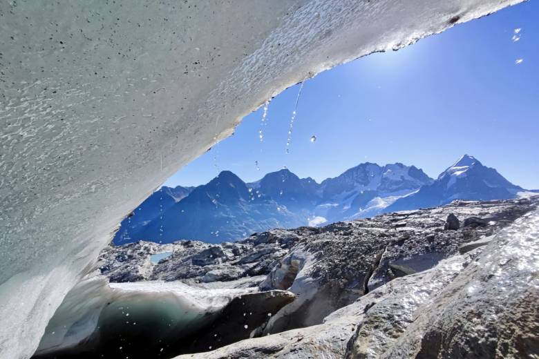 Glaciares Alpes pierden hielo.