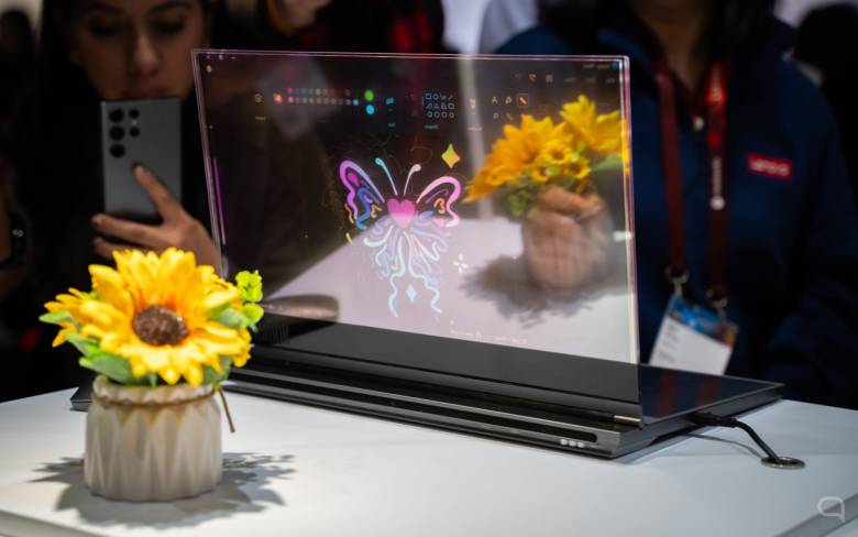 Lenovo ThinkBook Transparent Display Laptop Concept