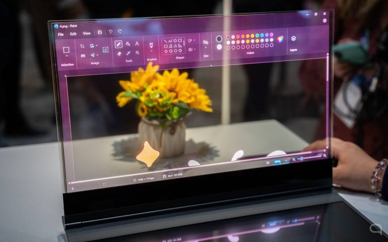 Lenovo ThinkBook Transparent Display Laptop Concept