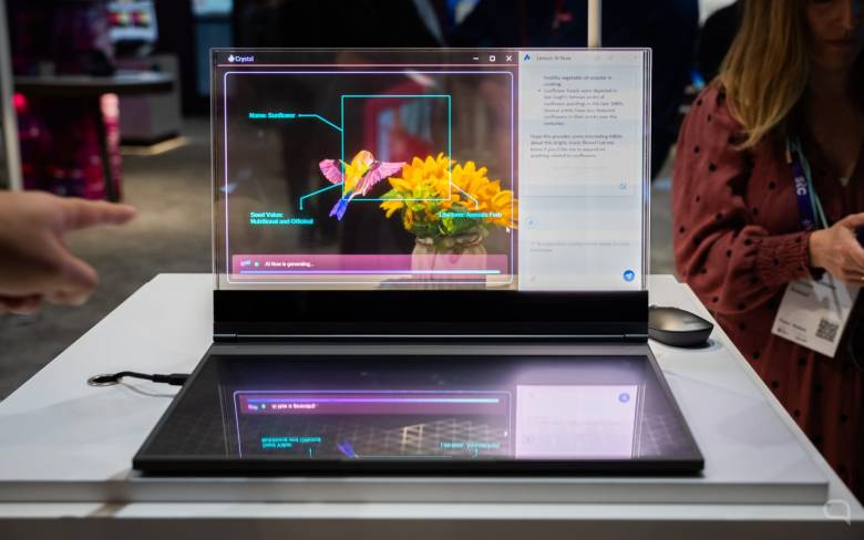 Lenovo ThinkBook Transparent Display Laptop Concept