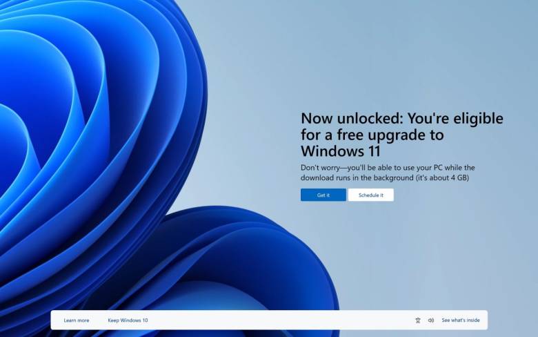 Microsoft hace todo a su alcance para empujar las actualizaciones a Windows 11