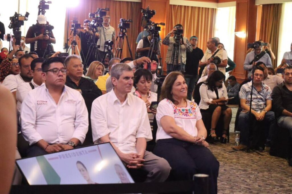 Claudia Sheinbaum recordó que la entidad estará muy bien representada y Morena seguirá construyendo en Veracruz con Rocío Nahle.