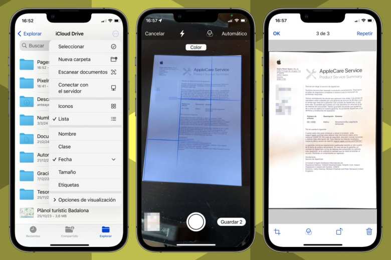 iCloud Drive esconde una herramienta para escanear documentos