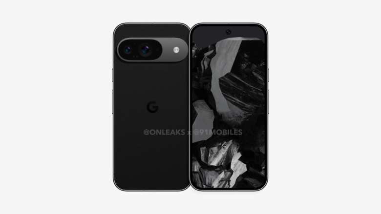 Google Pixel 9, frontal y trasera