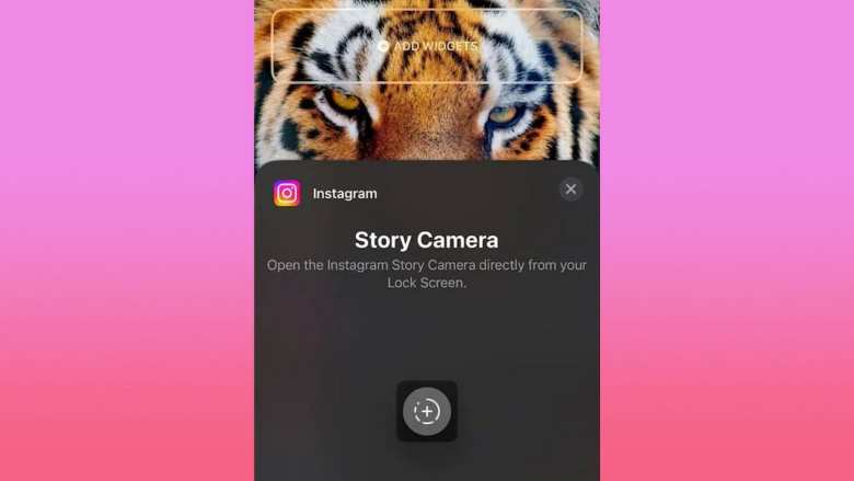 Widget de Instagram para iPhone