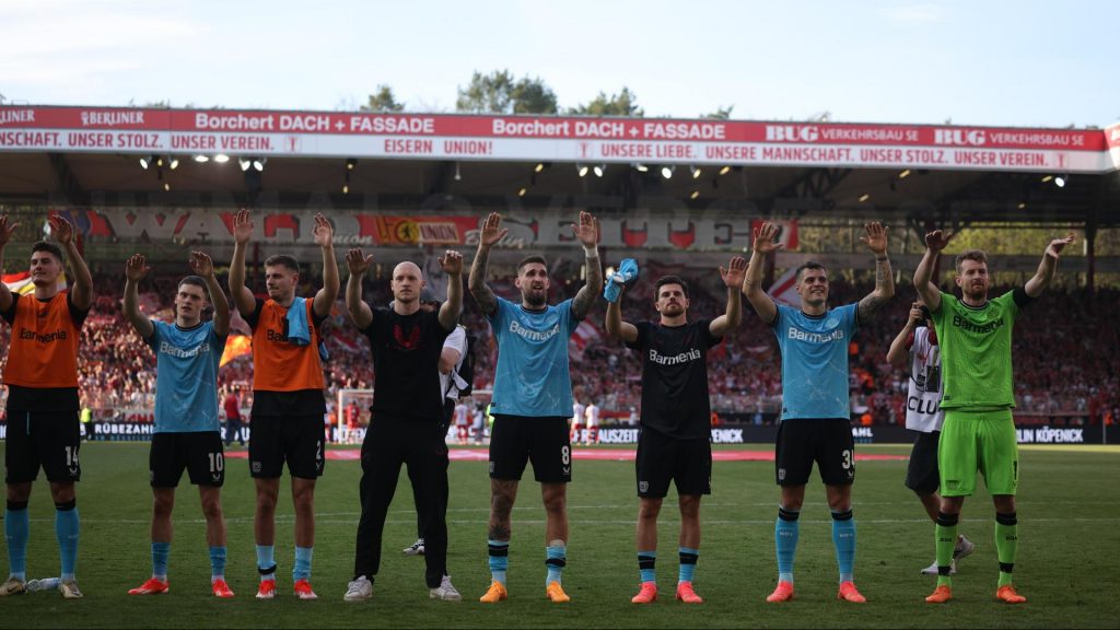 Bayer Leverkusen vence a Union Berlín y podría ganar la Bundesliga la próxima semana