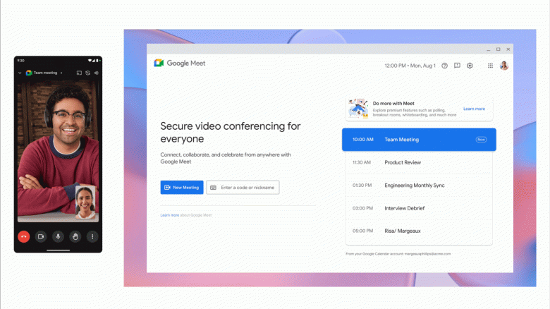 Google Meet ahora permite transferir llamadas entre dispositivos sin interrupciones