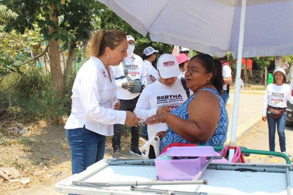 Bertha Ahued Malpica, mencionó que una de las principales preocupaciones de la ciudadanía es el tema del agua y las obras de infraestructura hidráulica como el drenaje.