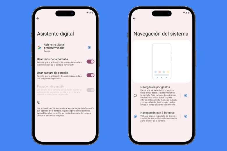 Para usar Rodea para buscar deberás usar la app de Google como asistente por defecto