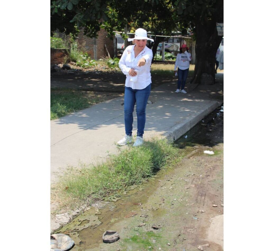 Bertha Ahued Malpica, mencionó que una de las principales preocupaciones de la ciudadanía es el tema del agua y las obras de infraestructura hidráulica como el drenaje.