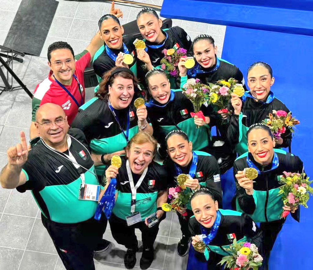 México gana segunda medalla de oro en nado sincronizado en el Mundial de Natación 2024