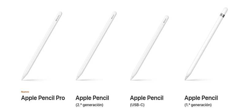 Modelos de Apple Pencil en la Apple Store