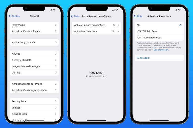 Para instalar iOS 18 deberás activar las actualizaciones beta