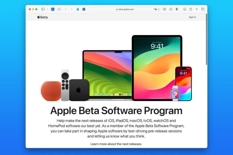 Tal vez tengas que registrarte para poder instalar la beta de iPadOS 18