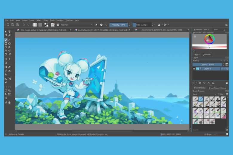 Esta alternativa gratuita a Adobe Photoshop está especializada en el dibujo digital