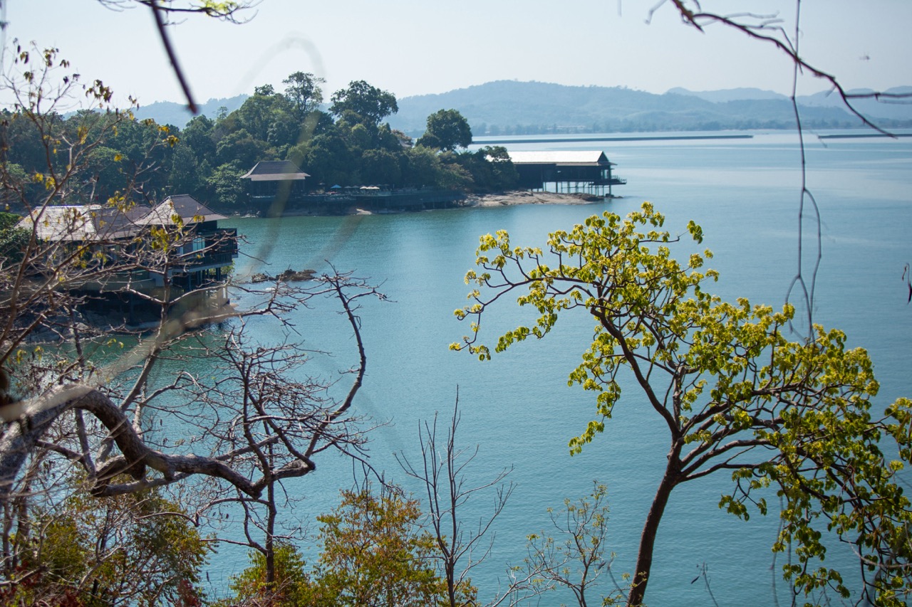 Varias islas del archipiélago se ven ven desde la costa