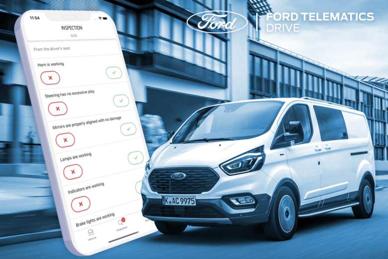 Ford Pro Telematics, la app disponible en la solución de recarga de Ford Pro