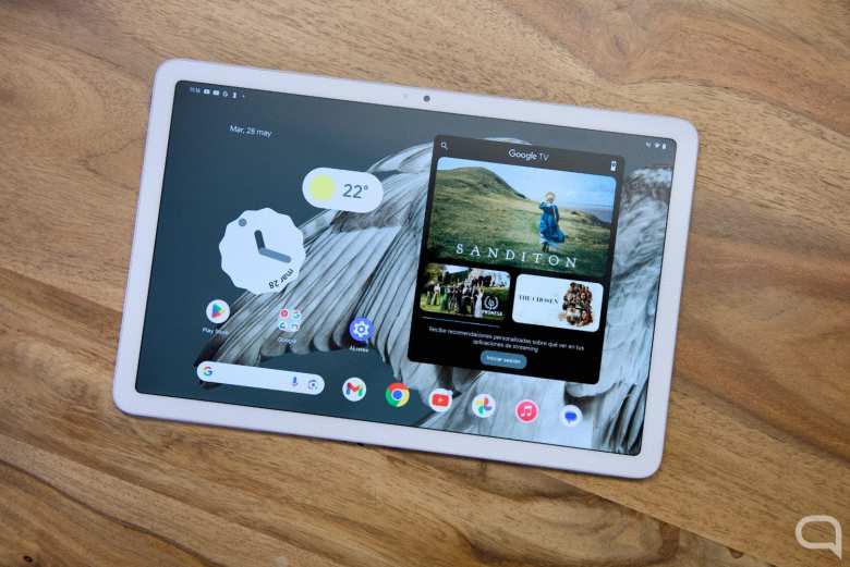 Frontal de la Google Pixel Tablet