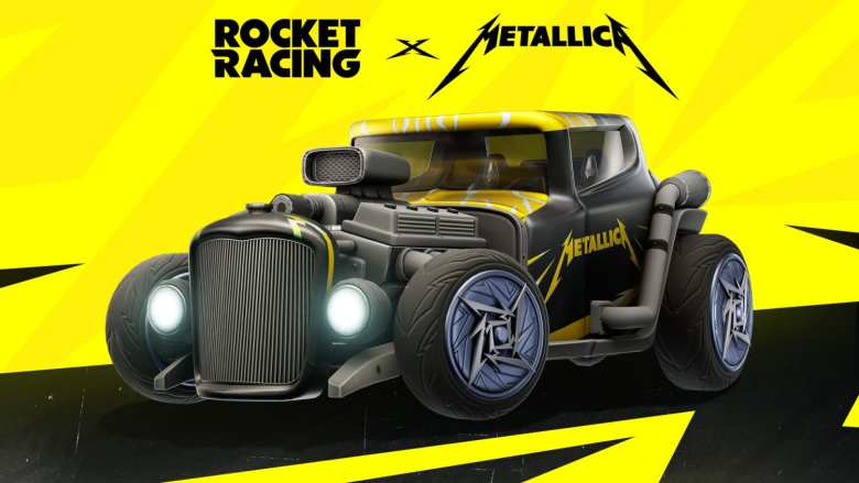 Metallica en Fortnite Rocket Racing