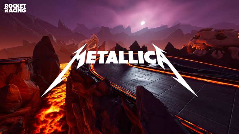 Metallica en Fortnite Rocket Racing