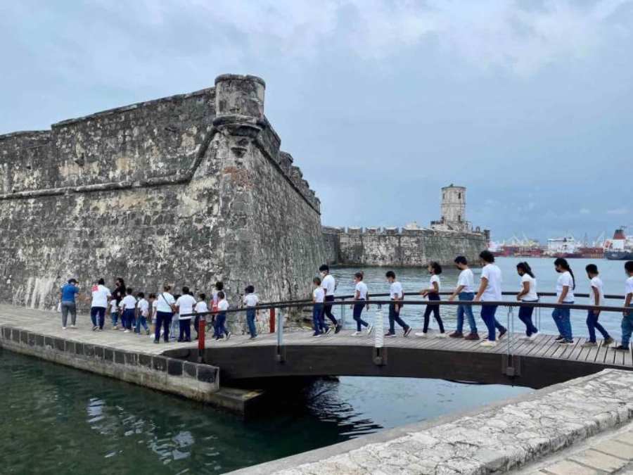 Fuerte de San Juan de Ulúa duplicó número de visitantes registrados en 2022. Foto: Manuel Pérez