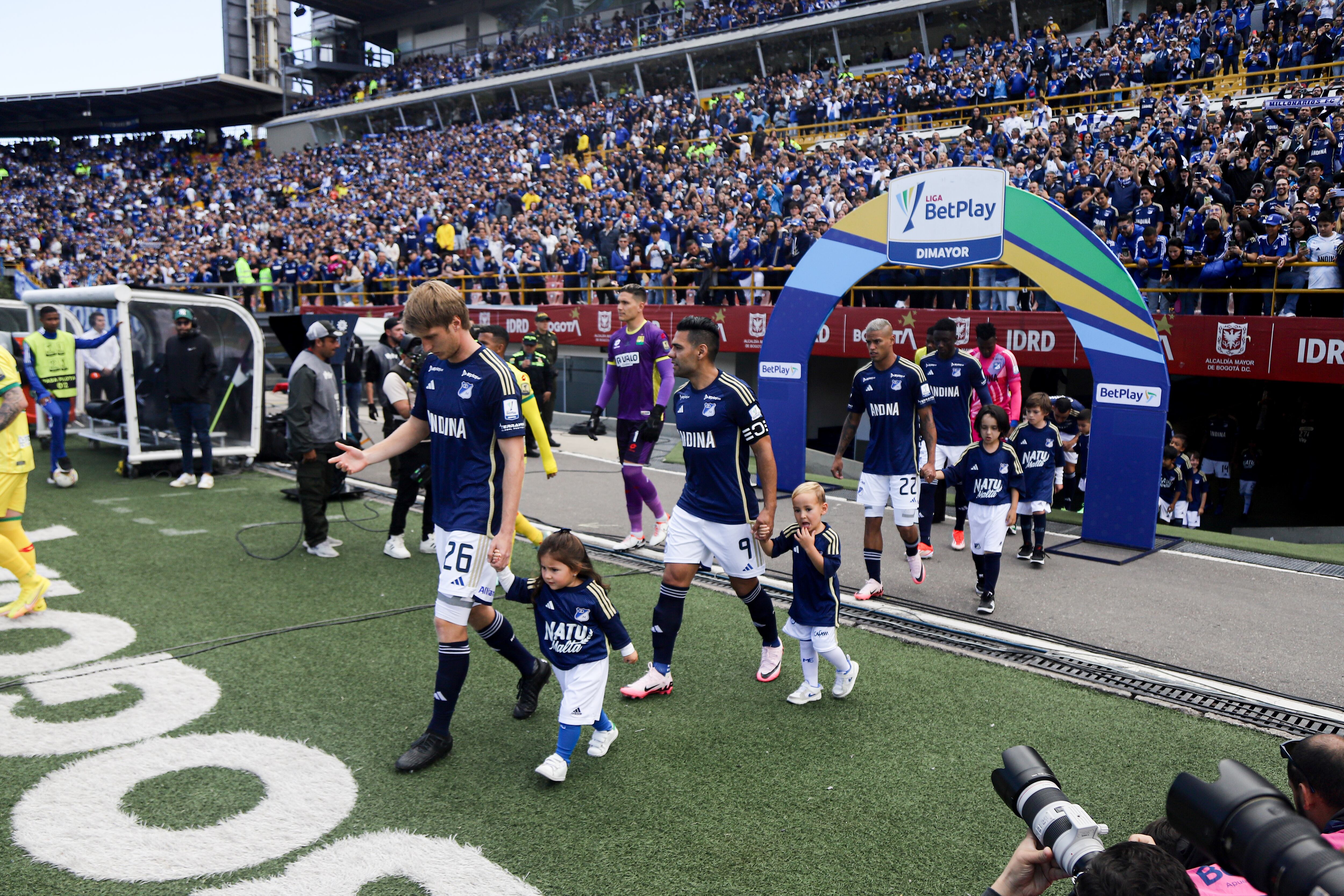 Bogotá. Julio 21 de 2024. Millonarios enfrenta a Atlético Bucaramanga, por la fecha 02 de la Liga BetPlay II 2024, en el estadio Nemesio Camacho El Campín. (Colprensa - Lina Gasca)