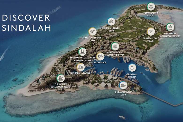 Sindalah será una isla para actividades de turismo de lujo