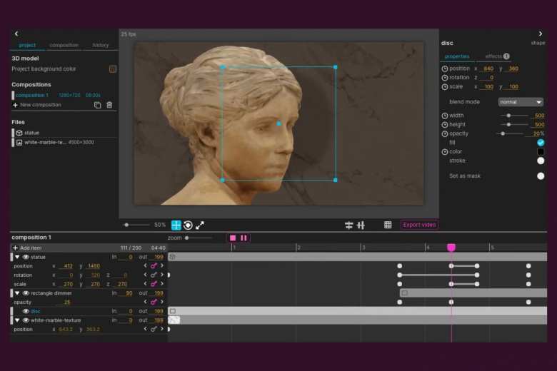 Esta joven alternativa a Adobe After Effects funciona desde el navegador