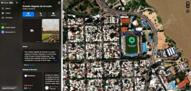 Apple Maps ya tiene versión web, pero le falta bastante