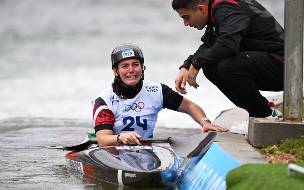 Veracruzana Sofía Reinoso es eliminada del eslalon K-1 femenil en París 2024