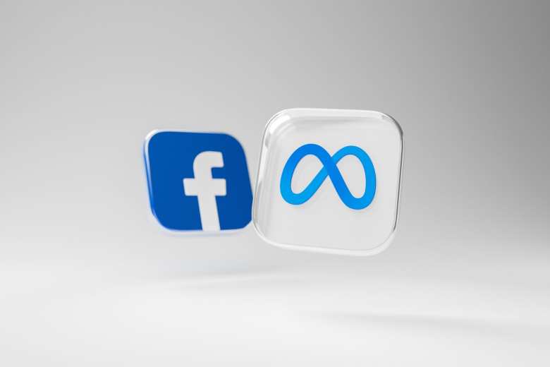 Logos de Meta y Facebook