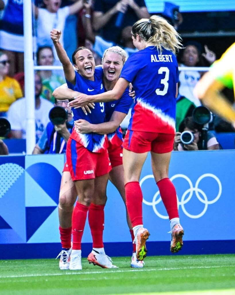 Estados Unidos vence a Brasil y se corona campeona del futbol femenil en París 2024