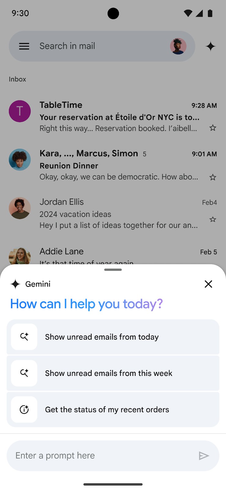 Gemini para Gmail