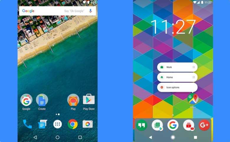 Google Now vs Nova Launcher