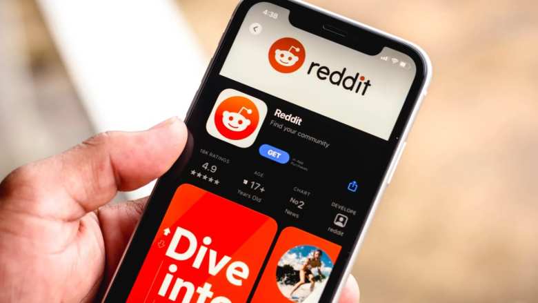 Aplicación de Reddit en iPhone