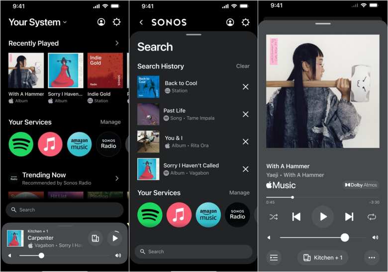 Rediseño de Sonos app