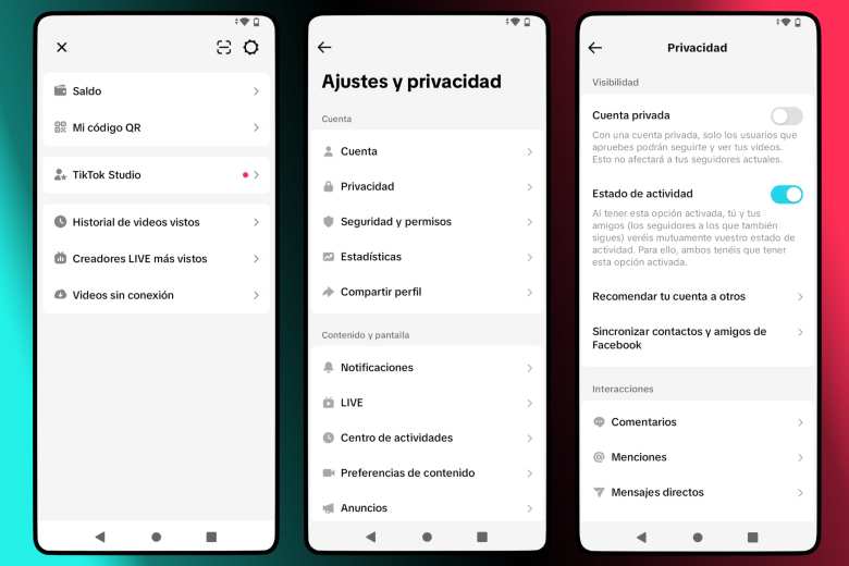 La cuenta privada ayudará a mantener a salvo tu privacidad en TikTok