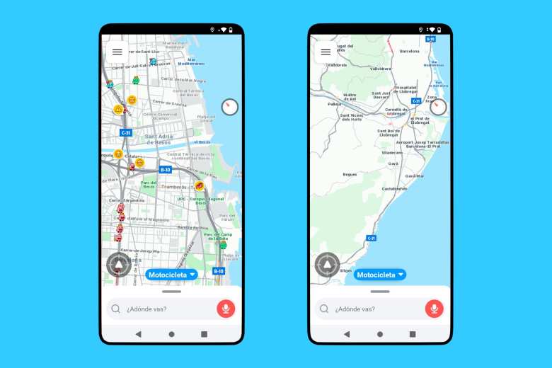 Waze muestra lo que necesitas ver sin distracciones