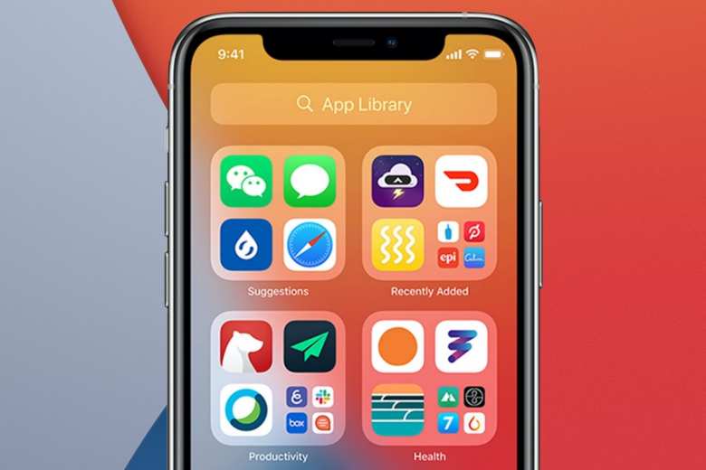 Biblioteca de apps en iOS 14