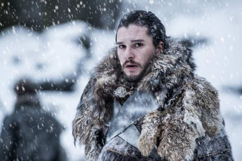 Kit Harington, interpretando a Jon Snow, en Juego de Tronos