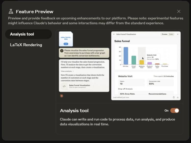 Activar la herramienta JavaScript en Claude, la IA de Anthropic